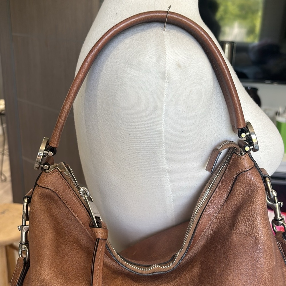 Gucci Tan Leather Hobo Bag - Picture 6 of 16
